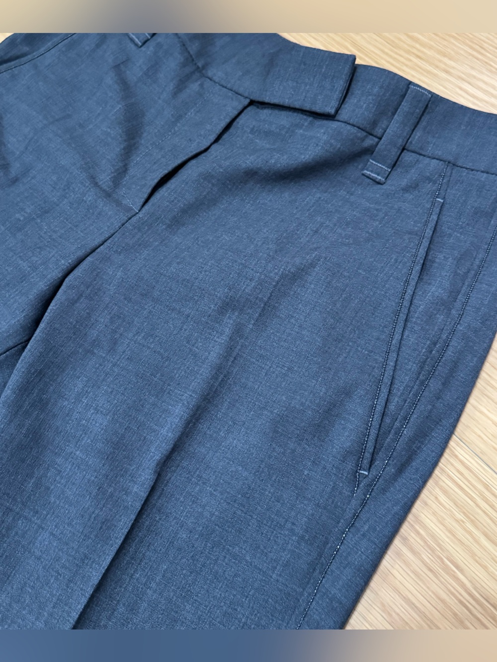 Brunello Cucinelli Gray Tailored Dress Pants - Picture 5 of 11